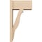 Ekena Millwork 7 1/2-in W x 14-in D x 26-in H Funston Block Rough Cedar Woodgrain TimberThane Outlooker, Primed Tan OUTUR075X14X26FST44RCPR - alternate 3